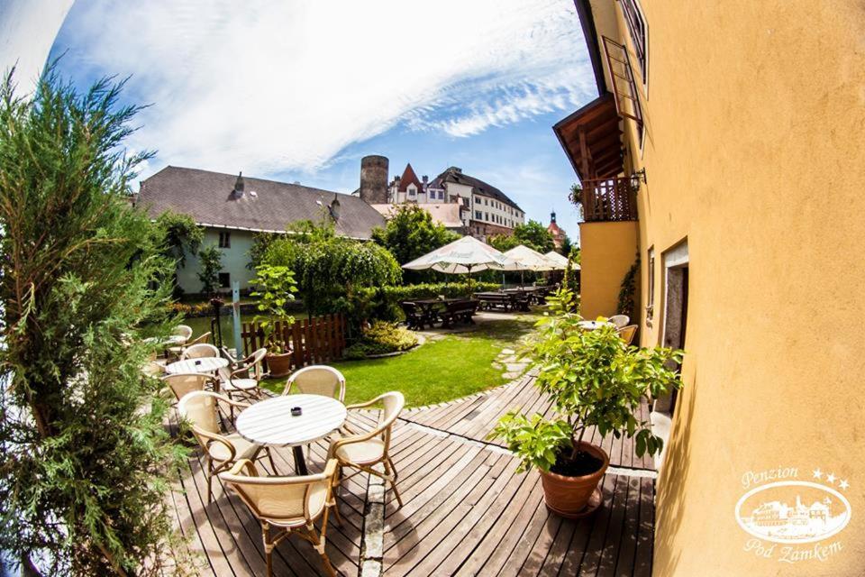 Penzion Pod Zamkem Jindřichův Hradec Exterior foto